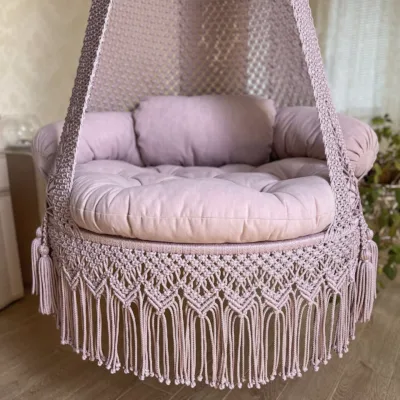 Attractive Macrame Swing Chair