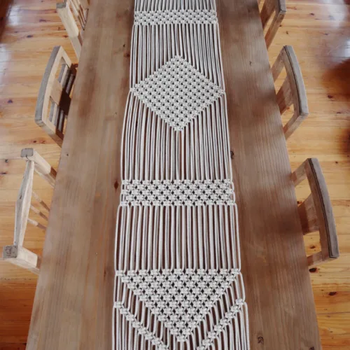 MACRAME TABLE RUNNER