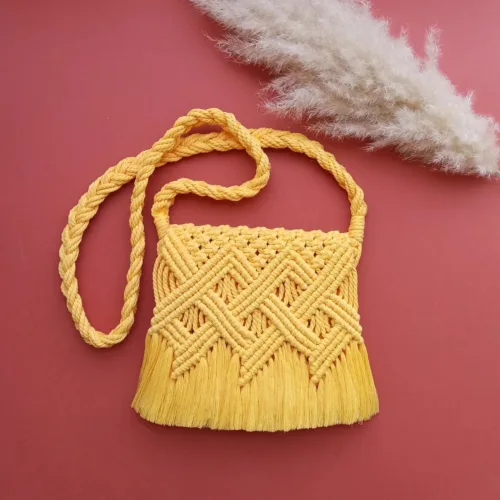 macrame bag for women