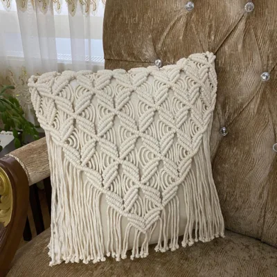 Handmade Boho Macrame Cushion Cover
