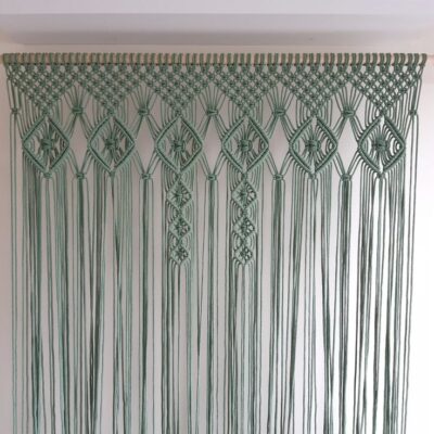 Lite green curtain