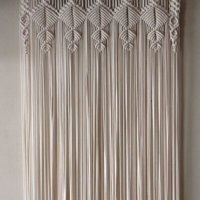 Macrame curtain